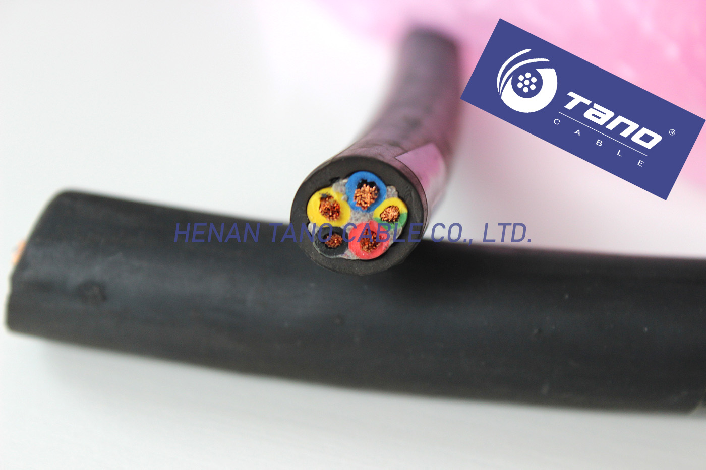 5 core 1.5mm2 flexible copper conductor insulated sheathed rubber cable