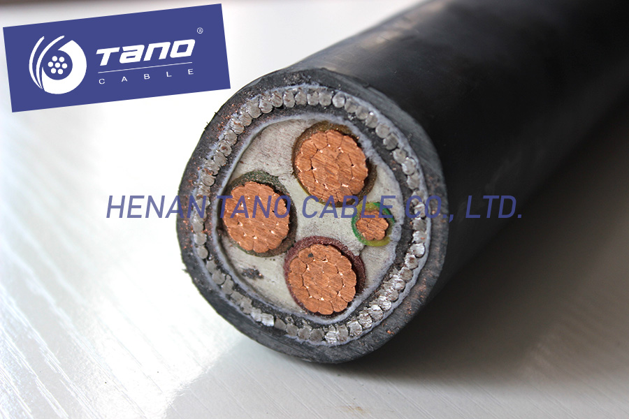 yjv cable 3+2 4+5 core copper core power cable insulate pvc pe