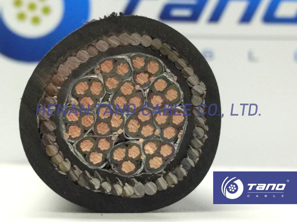 Multi core 2/3/4/5/6/7/8 shielded tin/copper rvvp power cable