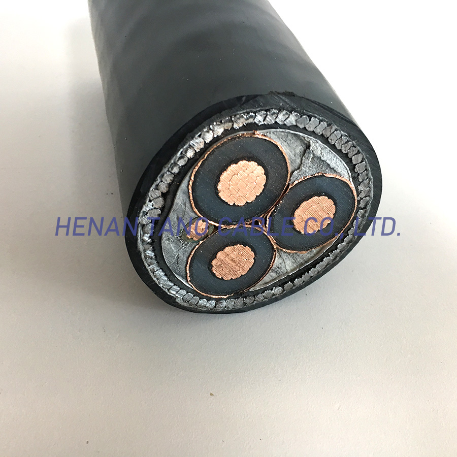 66kv medium voltage power cable 240mm 1000mm xlpe insulated pvc sheath