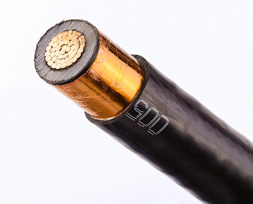 Medium voltage 15kv 133% XLPE Insulated copper tape screened PVC sheathed power cable 1x500MCM