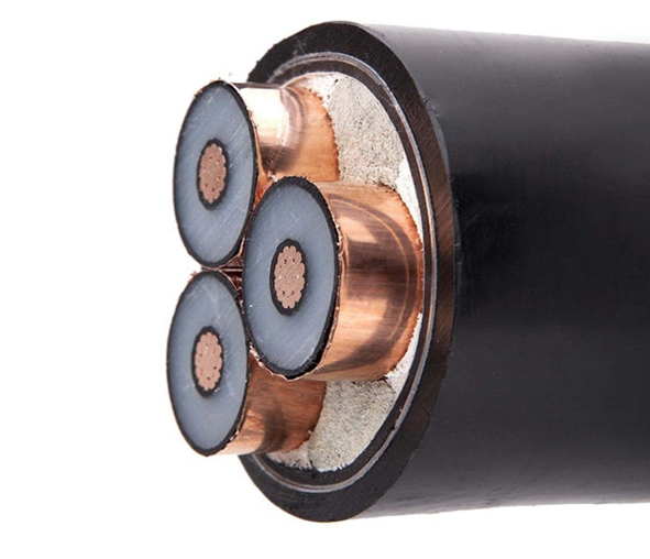 Copper cable metallic screen power cable